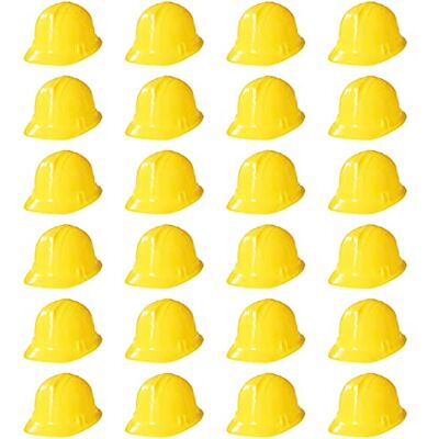 Novelty Place Constructiehoeden: zachte hoeden voor kinderen en volwassenen (verpakking van 24) Novelty Place Constructiehoeden: zachte hoeden voor kinderen en volwassenen (verpakking van 24)