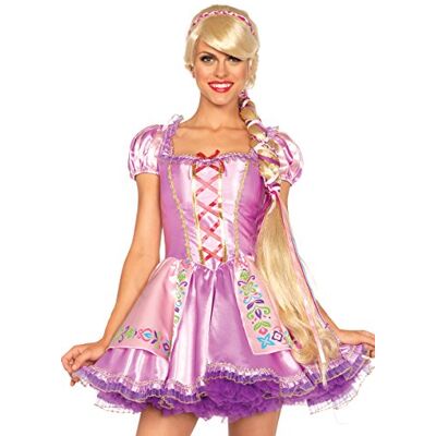 Leg Avenue Rapunzel pruik, één maat (blond) Leg Avenue Rapunzel pruik, één maat (blond)