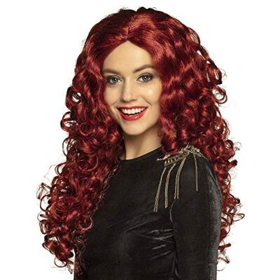 Boland 85060 Mylène Curls Damespruik, rood Boland 85060 Mylène Curls Damespruik, rood