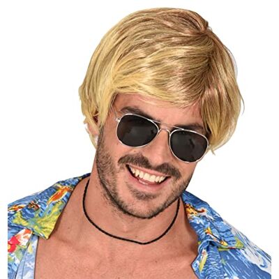 W WIDMANN MILANO Party Fashion 02460 Blonde surfpruik van synthetisch haar voor strand, themafeest, carnaval W WIDMANN MILANO Party Fashion 02460 Blonde surfpruik van synthetisch haar voor strand, themafeest, carnaval