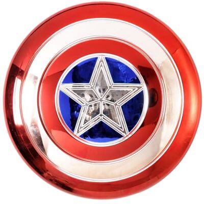 RUBIE'S Rubies Co kostuum Co costumeco metalen kunststof schild Captain America 30 cm RUBIE'S Rubies Co kostuum Co costumeco metalen kunststof schild Captain America 30 cm