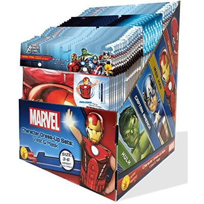 RUBIE'S Marvel Avengers assortiment verkleedsets voor kinderen, AC5703, blauw, eenheidsmaat RUBIE'S Marvel Avengers assortiment verkleedsets voor kinderen, AC5703, blauw, eenheidsmaat