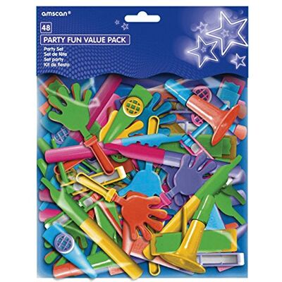 amscan INT397211 Farce en Attrape Favor Noisemaker 6 verschillende modellen 48 speelgoed amscan INT397211 Farce en Attrape Favor Noisemaker 6 verschillende modellen 48 speelgoed