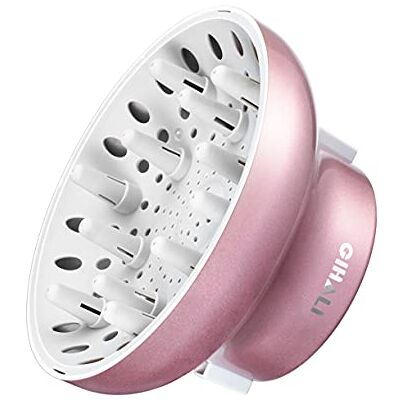 Gihali Zeer robuuste universele diffuser voor krullend en golvend haar, accessoires voor haardroger, 4,4 6,6 cm, robuuste portemonnee, anti-kroes (roségoud) Gihali Zeer robuuste universele diffuser voor krullend en golvend haar, accessoires voor haardroger, 4,4 6,6 cm, robuuste portemonnee, anti-kroes (roségoud)