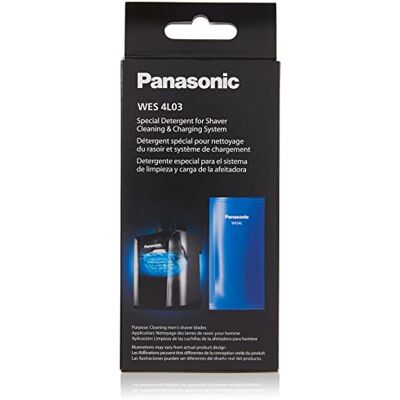 Panasonic Set van 3 scheerapparaten voor heren (WES4L03) navulverpakking voor automatisch reinigings- en laadsysteem Panasonic Set van 3 scheerapparaten voor heren (WES4L03) navulverpakking voor automatisch reinigings- en laadsysteem