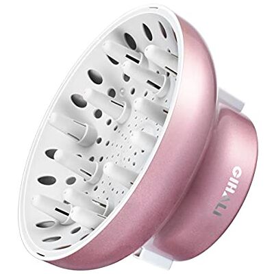 Gihali Zeer robuuste universele diffuser voor krullend en golvend haar, accessoires voor haardroger, 4,4 6,6 cm, robuuste portemonnee, anti-kroes (roségoud) Gihali Zeer robuuste universele diffuser voor krullend en golvend haar, accessoires voor haardroger, 4,4 6,6 cm, robuuste portemonnee, anti-kroes (roségoud)