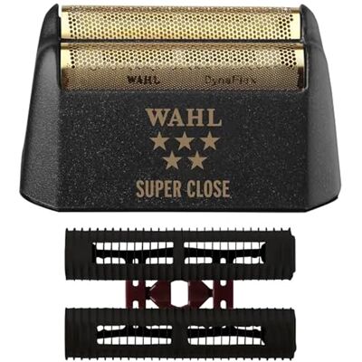 Wahl Professional 5 Star Series Finale Reservescheerapparaat Super Close Gold Foil & Cutter Bar Assemblage, Hypoallergeen, Super Close, Hobbelvrij scheren voor professionele kappers en stylisten - Wahl Professional 5 Star Series Finale Reservescheerapparaat Super Close Gold Foil & Cutter Bar Assemblage, Hypoallergeen, Super Close, Hobbelvrij scheren voor professionele kappers en stylisten -