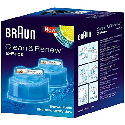 Braun CCR2 Clean & Renew navulpatronen, 2 stuks Braun CCR2 Clean & Renew navulpatronen, 2 stuks