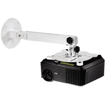 Hama Plafondbeugel voor videoprojector (30° kantelbaar, 360° draaibaar, voor beamer, beamer) wit Hama Plafondbeugel voor videoprojector (30° kantelbaar, 360° draaibaar, voor beamer, beamer) wit
