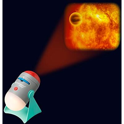 BRESSER Junior Science Projector en nachtlampje voor kinderen met 24 astronomische afbeeldingen om op een muur te projecteren BRESSER Junior Science Projector en nachtlampje voor kinderen met 24 astronomische afbeeldingen om op een muur te projecteren