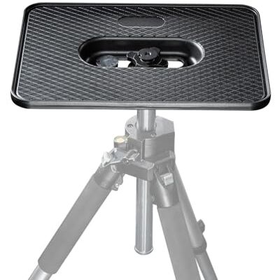 Walimex 15113 laptopplaat en projector, stabiele en comfortabele projector, laptop en projectorplaat van aluminium, zeer stabiel, aansluiting 44263 en 44200 Walimex 15113 laptopplaat en projector, stabiele en comfortabele projector, laptop en projectorplaat van aluminium, zeer stabiel, aansluiting 44263 en 44200