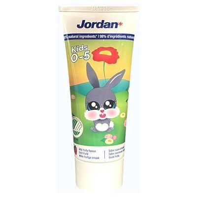 Jordan* Jordan Tandpasta Junior 0-5 Jaar, 50 Ml Jordan* Jordan Tandpasta Junior 0-5 Jaar, 50 Ml
