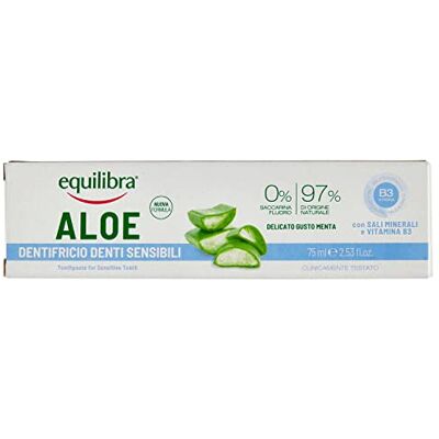 Equilibra Aloë Sensitive Tooth-Pasta, 75 Ml Equilibra Aloë Sensitive Tooth-Pasta, 75 Ml