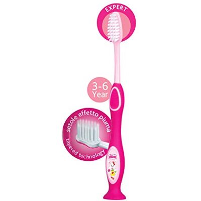 Chicco Tandenborstel 3-6 jaar, roze Chicco Tandenborstel 3-6 jaar, roze