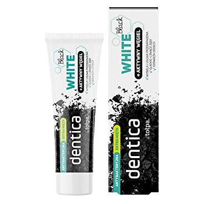 tołpa BLACK BLACK WHITE Tandpasta voor het bleken van tanden dentica. 75 ml tołpa BLACK BLACK WHITE Tandpasta voor het bleken van tanden dentica. 75 ml