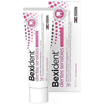 ISDIN Bexident Tents Sensibles Topische gel CPC + cymenol adjuvante behandeling voor tandovergevoeligheid met onmiddellijke werking, 1 x 50 ml ISDIN Bexident Tents Sensibles Topische gel CPC + cymenol adjuvante behandeling voor tandovergevoeligheid met onmiddellijke werking, 1 x 50 ml