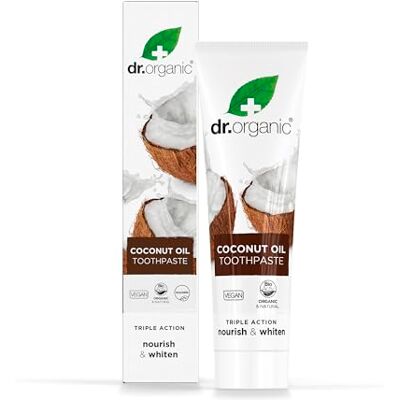 Organic Doctor Dr. Organische kokosolie natuurlijke tandpasta met kokosolie/rustgevende eigenschappen Organic Doctor Dr. Organische kokosolie natuurlijke tandpasta met kokosolie/rustgevende eigenschappen