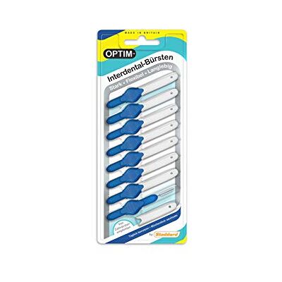 Stoddard OPTIM interdentale borstels, blauw, 0,6 mm, maat 3, 8 stuks Stoddard OPTIM interdentale borstels, blauw, 0,6 mm, maat 3, 8 stuks
