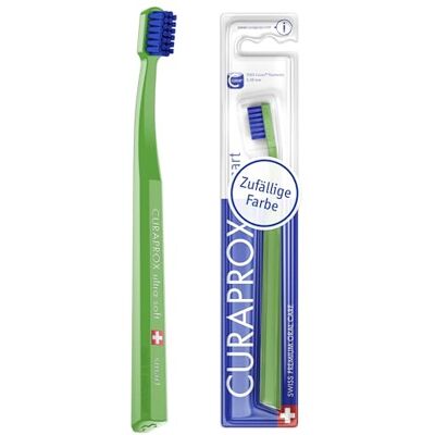 Curaprox CS Slimme tandenborstel voor kinderen en volwassenen, ultrazachte verwijdering van tandplak, kleine kop met 7.600 Curen® filamenten, willekeurige kleur, gemaakt in Zwitserland Curaprox CS Slimme tandenborstel voor kinderen en volwassenen, ultrazachte verwijdering van tandplak, kleine kop met 7.600 Curen® filamenten, willekeurige kleur, gemaakt in Zwitserland