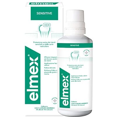 ELMEX Sensitive 400 ml plus mondspoeling ELMEX Sensitive 400 ml plus mondspoeling