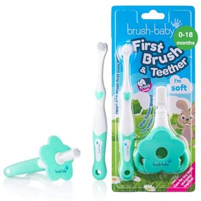 Brush-Baby Ensemble My FirstBrush™ et FirstTeether™ Brush-Baby Ensemble My FirstBrush™ et FirstTeether™