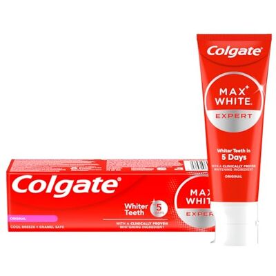 Colgate Max White Expert White Cool Mint Tandpasta, 75 ml Colgate Max White Expert White Cool Mint Tandpasta, 75 ml
