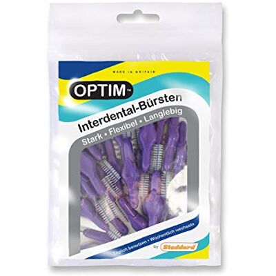 Stoddard Optim Interdentale borstels, 1,1 mm, violet, 25 stuks Stoddard Optim Interdentale borstels, 1,1 mm, violet, 25 stuks