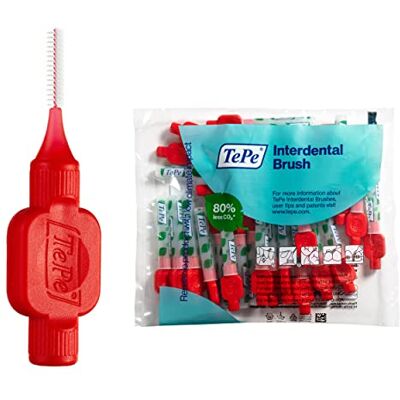 TePe Interdentale borstels, rood, 0,5 mm, 25 stuks TePe Interdentale borstels, rood, 0,5 mm, 25 stuks