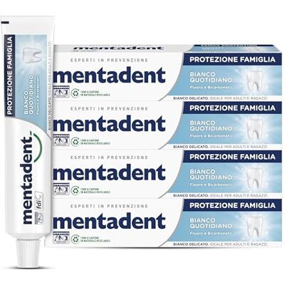 Mentadent Tandpasta Family Protection White, 75 ml Mentadent Tandpasta Family Protection White, 75 ml