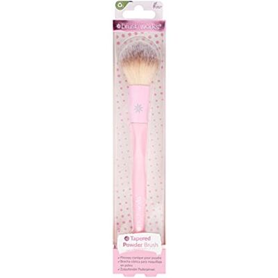 Brushworks Conische poederkwast, roze, één maat Brushworks Conische poederkwast, roze, één maat