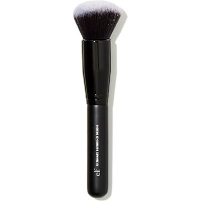 e.l.f. Ultieme blender kwast, zacht, synthetisch, groot, koepelvormig, dicht, gezichtscontouren voor naadloze dekking, uniform, beeldhouwen, gemakkelijk schoon te maken, gemakkelijk te gebruiken, zwart, e.l.f. Ultieme blender kwast, zacht, synthetisch, groot, koepelvormig, dicht, gezichtscontouren voor naadloze dekking, uniform, beeldhouwen, gemakkelijk schoon te maken, gemakkelijk te gebruiken, zwart,