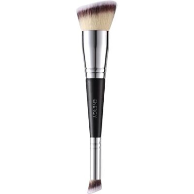 ENERGY Big-n-small 2-in-1 platte kwast voor foundation, concealer, vloeibare make-up, crème, poeder ENERGY Big-n-small 2-in-1 platte kwast voor foundation, concealer, vloeibare make-up, crème, poeder