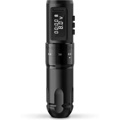 Ambition MARS-U Draadloze tattoo-machine met instelbare slag roterende patroon tattoo-machine pen met 1800 mAh kernloze motor, digitaal led-display voor tattoo-artiesten Ambition MARS-U Draadloze tattoo-machine met instelbare slag roterende patroon tattoo-machine pen met 1800 mAh kernloze motor, digitaal led-display voor tattoo-artiesten