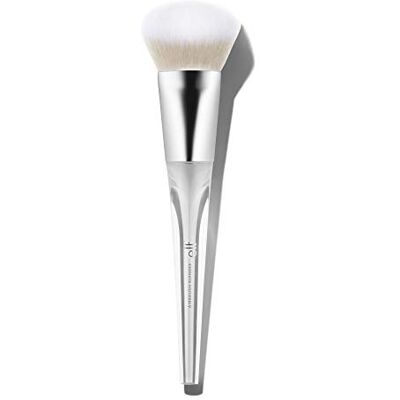 e.l.f. Precision Airbrush Blender Brush, Hoekig, Zacht, Synthetisch, Dicht, Luxurious, Blends, Contours, Scuplts, Builds Sheer to Full Coverage, Easy To Clean, Wet or Dry Product e.l.f. Precision Airbrush Blender Brush, Hoekig, Zacht, Synthetisch, Dicht, Luxurious, Blends, Contours, Scuplts, Builds Sheer to Full Coverage, Easy To Clean, Wet or Dry Product