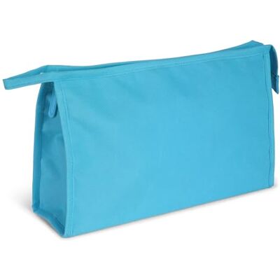 KINSTON Grote toilettas van textiel, waterdicht, make-uptas voor op reis, Roy Blauw, Klassiek KINSTON Grote toilettas van textiel, waterdicht, make-uptas voor op reis, Roy Blauw, Klassiek
