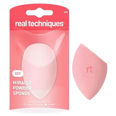 REAL TECHNIQUES New Foam Technology Miracle Poederspons voor gelijkmatig aanbrengen van poeder REAL TECHNIQUES New Foam Technology Miracle Poederspons voor gelijkmatig aanbrengen van poeder