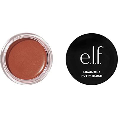 e.l.f. Blush e.l.f Cosmetics Luminous Putty: Blush putty dat verandert in poeder met een heldere afwerking, lichte en modulaire formule, tint Barbados. e.l.f. Blush e.l.f Cosmetics Luminous Putty: Blush putty dat verandert in poeder met een heldere afwerking, lichte en modulaire formule, tint Barbados.