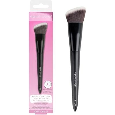 Brushworks Afgeschuinde foundationkwast nr. 9 Brushworks Afgeschuinde foundationkwast nr. 9