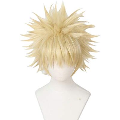 Linfairy Anime Cosplay Pruik Korte Blonde Haar Volledige Pruik voor Halloween Kostuum Linfairy Anime Cosplay Pruik Korte Blonde Haar Volledige Pruik voor Halloween Kostuum