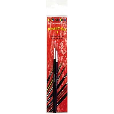 Eulenspiegel 955536 – 2 professionele penselen van synthetische vezels, rond, make-upkwasten, gezichts- en lichaamsschilderij Eulenspiegel 955536 – 2 professionele penselen van synthetische vezels, rond, make-upkwasten, gezichts- en lichaamsschilderij