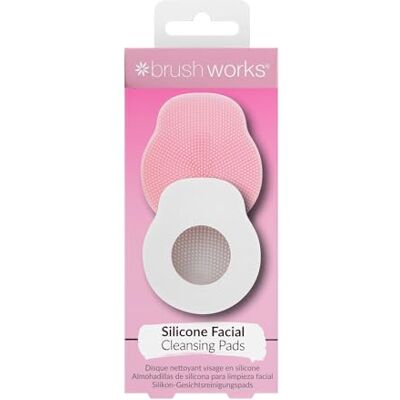 Brushworks Reinigingssponzen van siliconen, 2 stuks Brushworks Reinigingssponzen van siliconen, 2 stuks