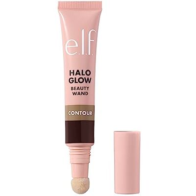 e.l.f. Halo Glow Contour Beauty Wand, vloeibare contourstick voor een natuurlijke gesneden look, modulaire formule, veganistisch en dierproefvrij, Deep/Rich product e.l.f. Halo Glow Contour Beauty Wand, vloeibare contourstick voor een natuurlijke gesneden look, modulaire formule, veganistisch en dierproefvrij, Deep/Rich product