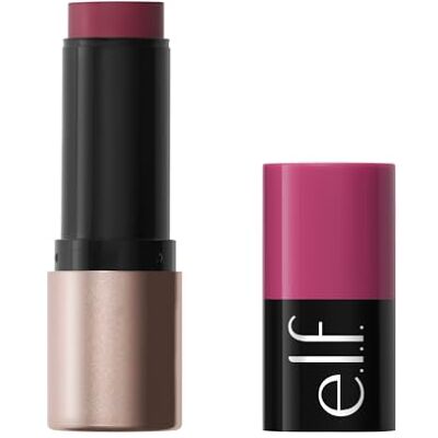 e.l.f. Soft Glam Cream Blush Stick, blush crème met een natuurlijke en gesatineerde afwerking, bevat sheaboter, veganistisch en dierproefvrij Plum Intended e.l.f. Soft Glam Cream Blush Stick, blush crème met een natuurlijke en gesatineerde afwerking, bevat sheaboter, veganistisch en dierproefvrij Plum Intended