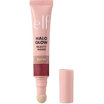 e.l.f. Halo Glow Make-upstick voor vloeibare blush voor stralende wangen met squalaan, veganistisch en dierproefvrij, Berry Radiant e.l.f. Halo Glow Make-upstick voor vloeibare blush voor stralende wangen met squalaan, veganistisch en dierproefvrij, Berry Radiant