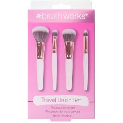 Brushworks Reisset in roze-goud Brushworks Reisset in roze-goud