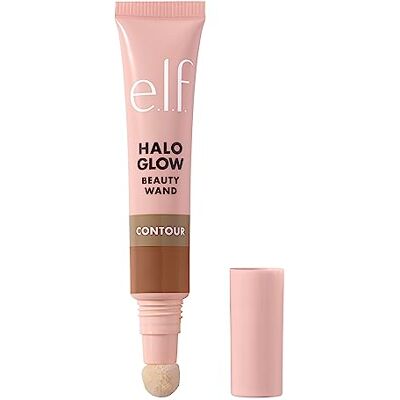 e.l.f. e.l.f Halo Glow Beauty contourborstel: voor een gebeeldhouwde look; modulaire formule, veganistisch en gecertificeerd dierproefvrij, Light/Medium. e.l.f. e.l.f Halo Glow Beauty contourborstel: voor een gebeeldhouwde look; modulaire formule, veganistisch en gecertificeerd dierproefvrij, Light/Medium.