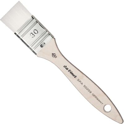 da Vinci Maskerborstel voor gezichtsmasker, enzymatische peeling, fruitzuren, synthetische vezels, maat 30, handgemaakt in Duitsland da Vinci Maskerborstel voor gezichtsmasker, enzymatische peeling, fruitzuren, synthetische vezels, maat 30, handgemaakt in Duitsland