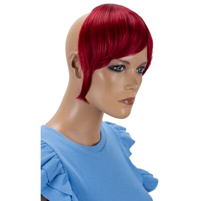 CAISHA PRETTYSHOP Clip In Verlenging Haarverlenging Pony Voorhoofd Franje Natuurlijk Haarstukje Intens Rood F11-2 CAISHA PRETTYSHOP Clip In Verlenging Haarverlenging Pony Voorhoofd Franje Natuurlijk Haarstukje Intens Rood F11-2