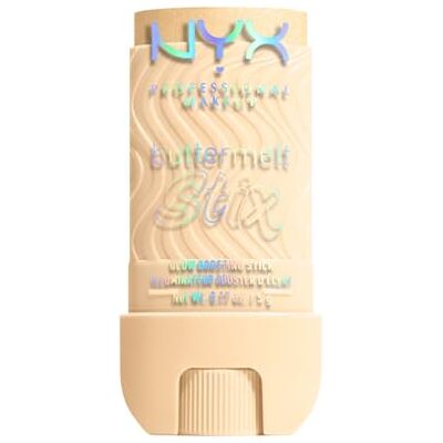 NYX PROFESSIONAL MAKEUP Buttermelt Glaze Stix, staafverlichter, tot 8 uur waterdicht, voor gezicht en lichaam, precisiepunt, met kokosboter en capuaçu, Shade: Sending Melt NYX PROFESSIONAL MAKEUP Buttermelt Glaze Stix, staafverlichter, tot 8 uur waterdicht, voor gezicht en lichaam, precisiepunt, met kokosboter en capuaçu, Shade: Sending Melt