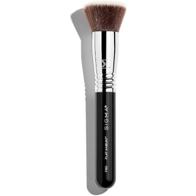 Sigma Beauty F80 Kabuki-kwast met platte bovenkant, make-upkwast voor foundation, poeder, concealer en contour, make-upkwast voor het gezicht, voor het stylen en stompen Sigma Beauty F80 Kabuki-kwast met platte bovenkant, make-upkwast voor foundation, poeder, concealer en contour, make-upkwast voor het gezicht, voor het stylen en stompen